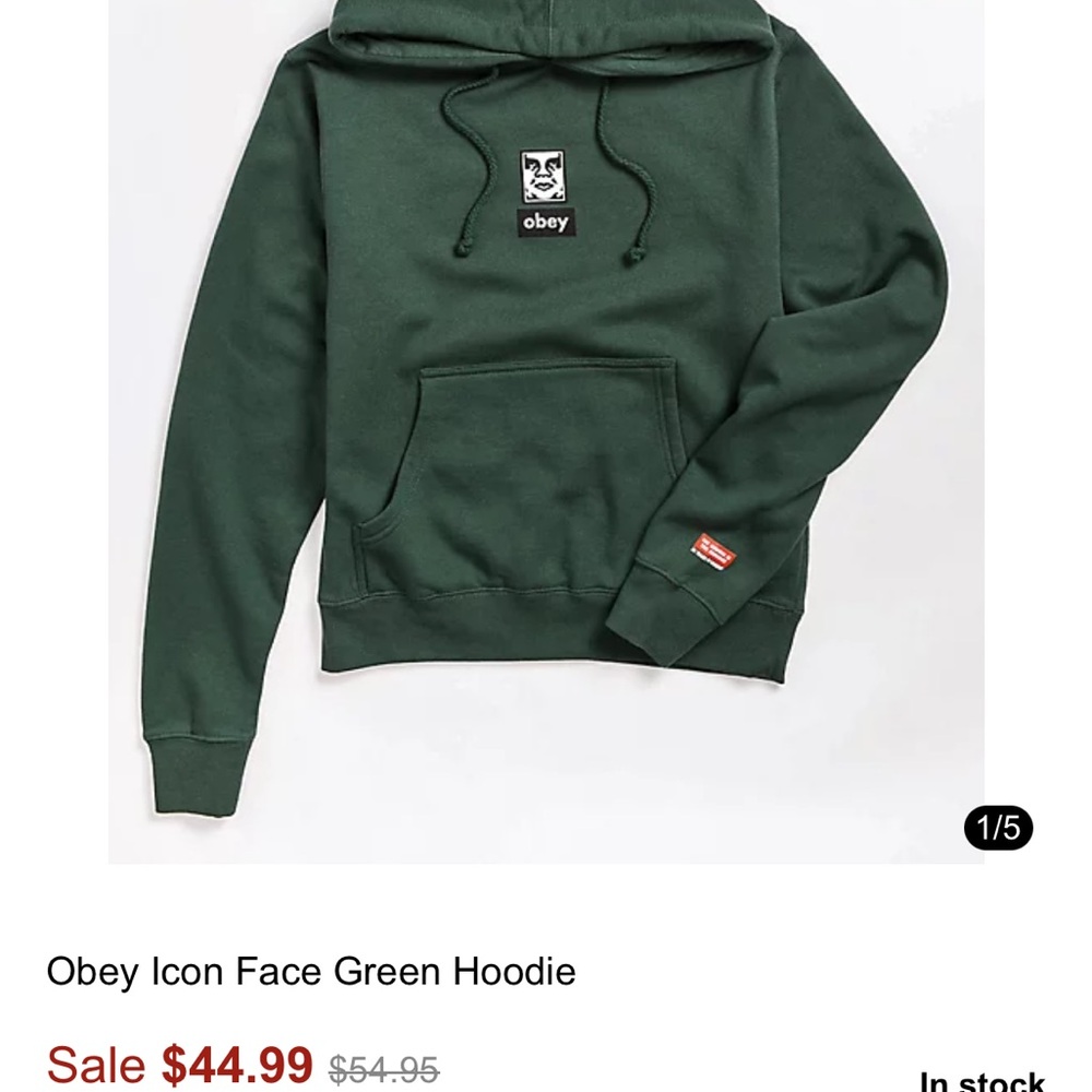 Women’s Obey hoodie